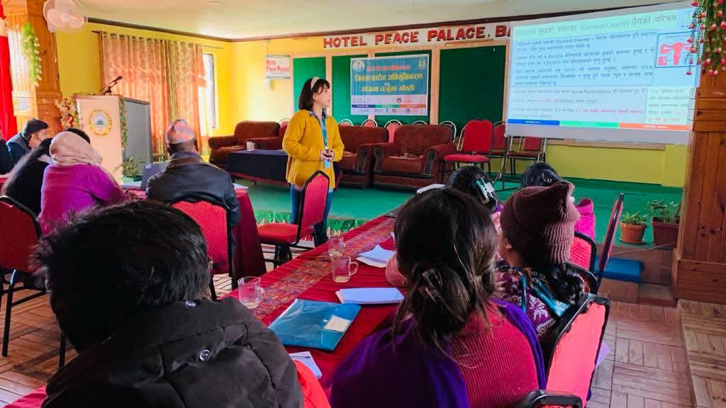 HPV campaign 2081 district level orientation and planning